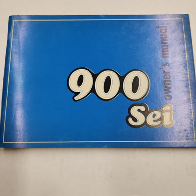 Benelli 900 SEI Owners Manual (#63900021)