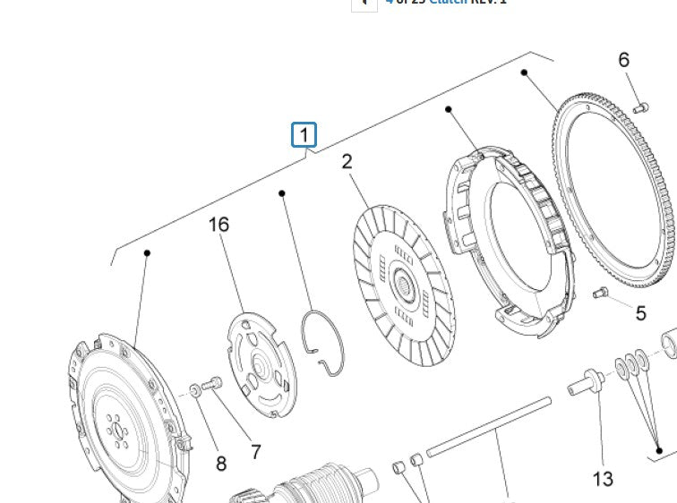 CLUTCH ASSY (2A000107) (#2A000107)