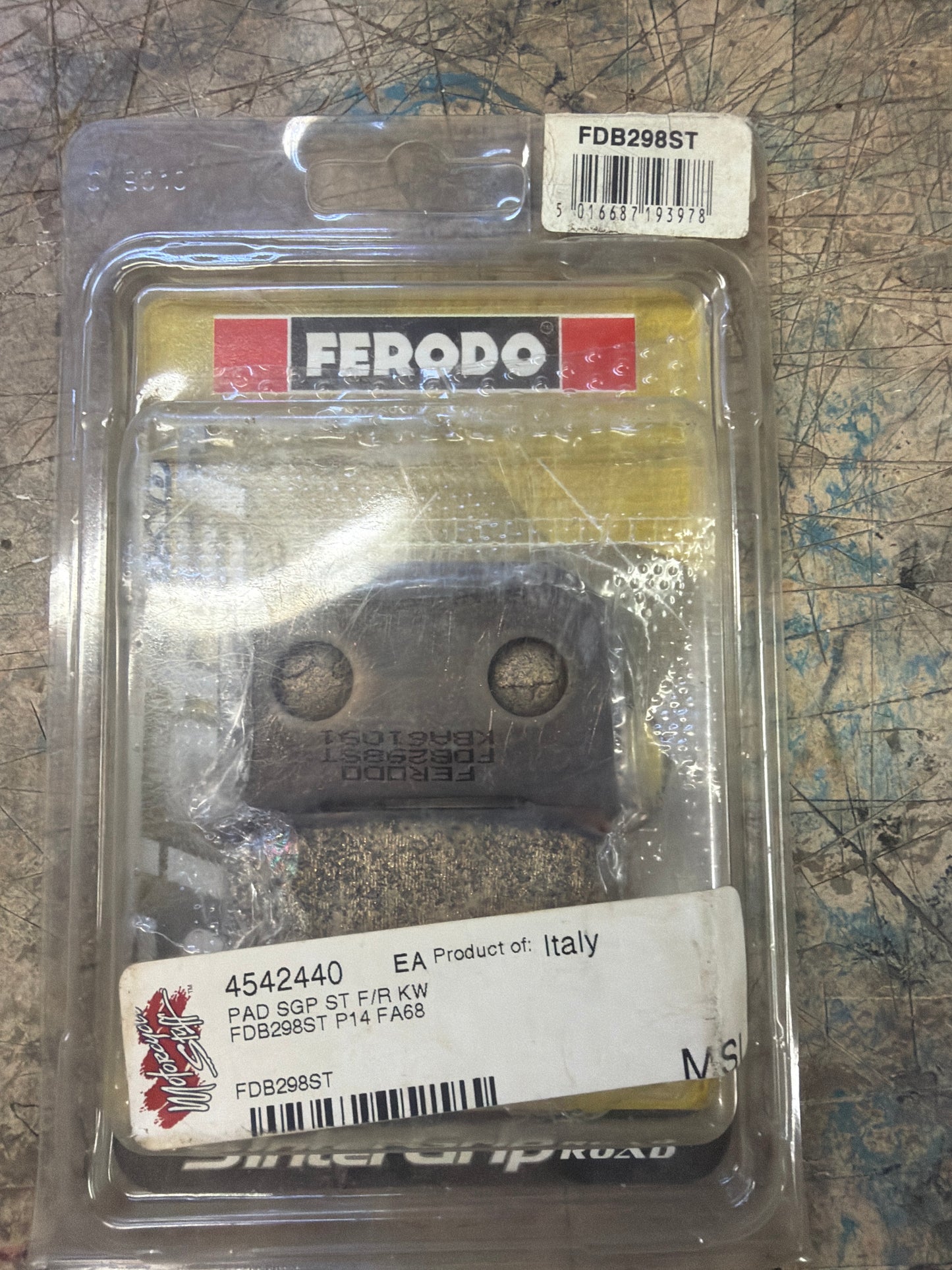 BRAKE PADS SINTER GRIP FA68 FERODO (#FDB298ST) Kawasaki