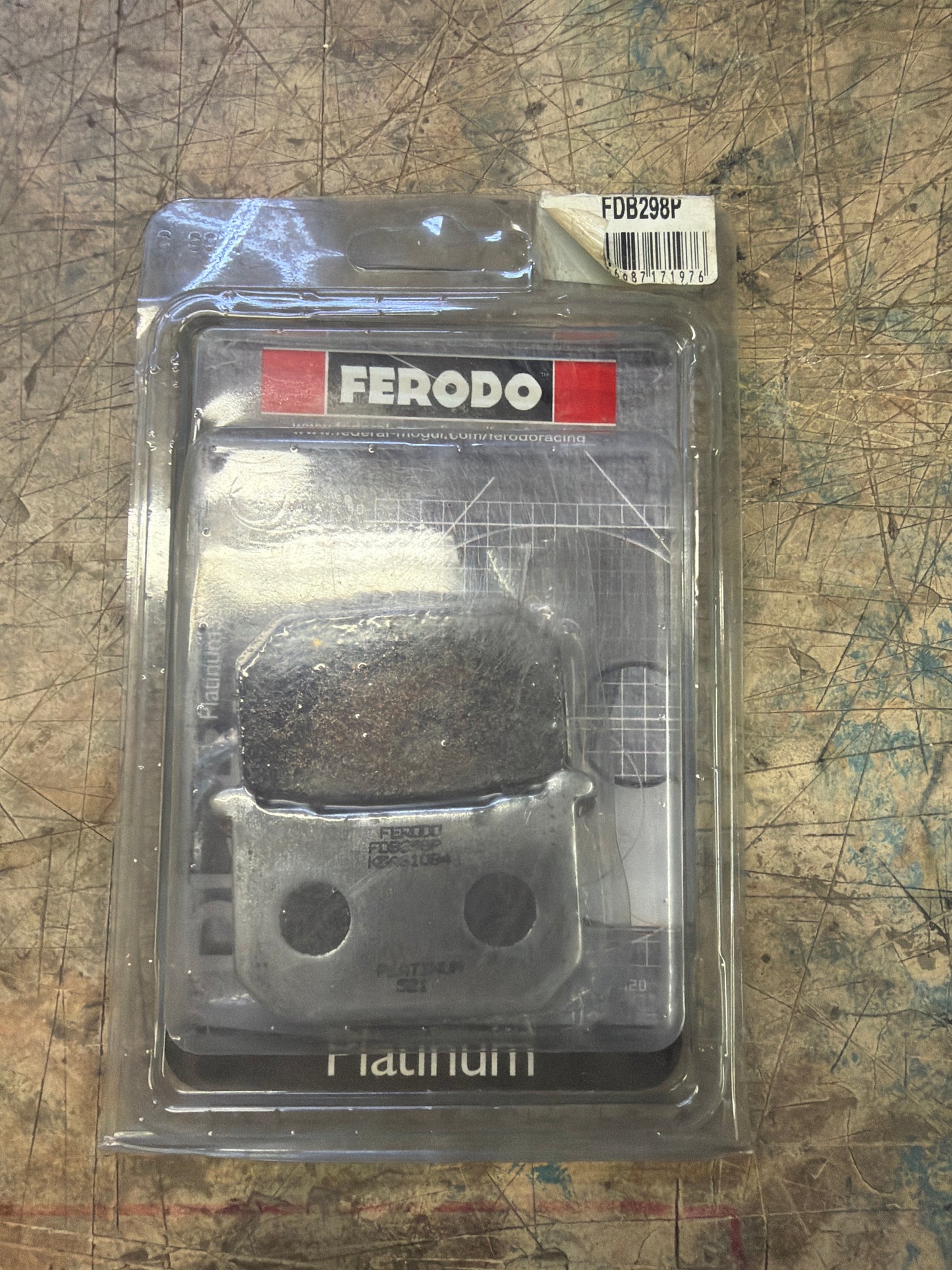 PLATINUM BRK PAD FA68 FERODO (#FDB298P) Kawasaki