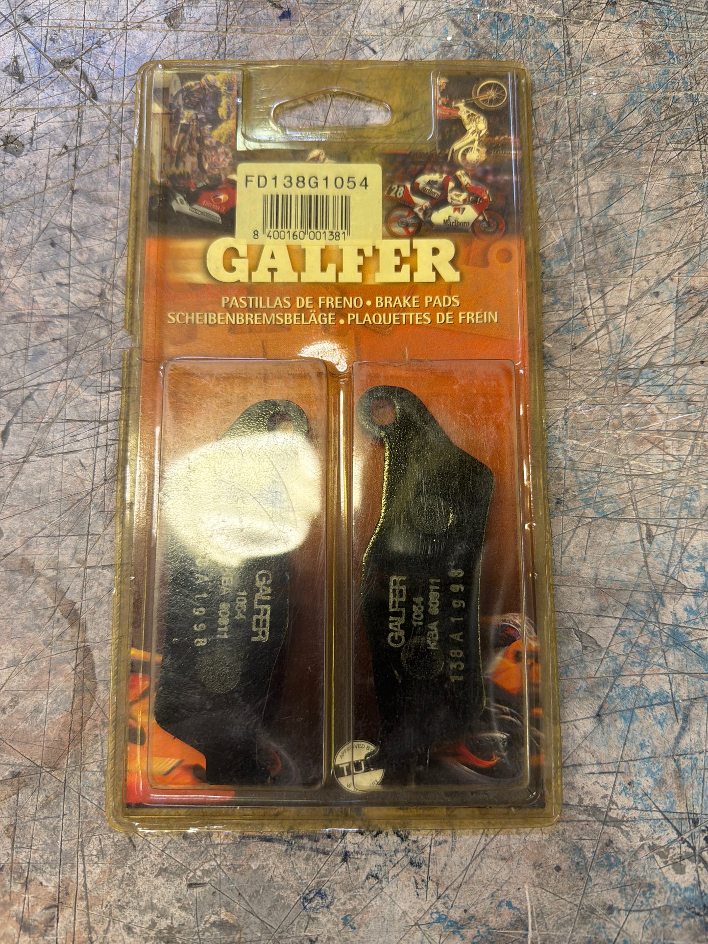 BRAKE PADS REAR GALFER (#FD138G1054)
