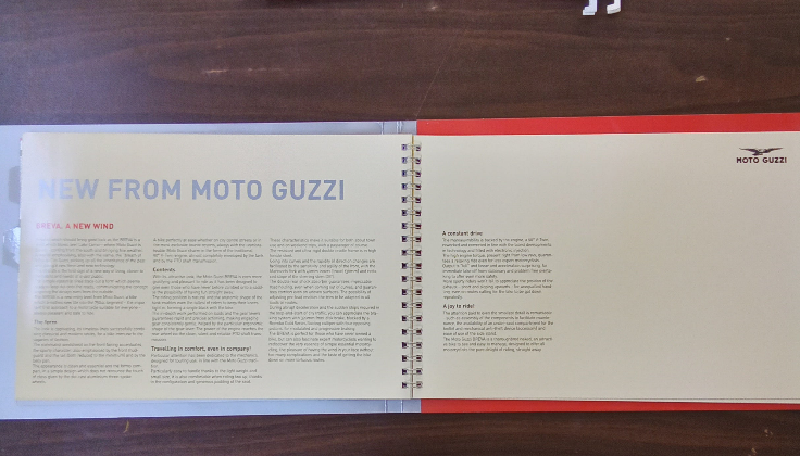 Moto Guzzi 2003 Press Packet