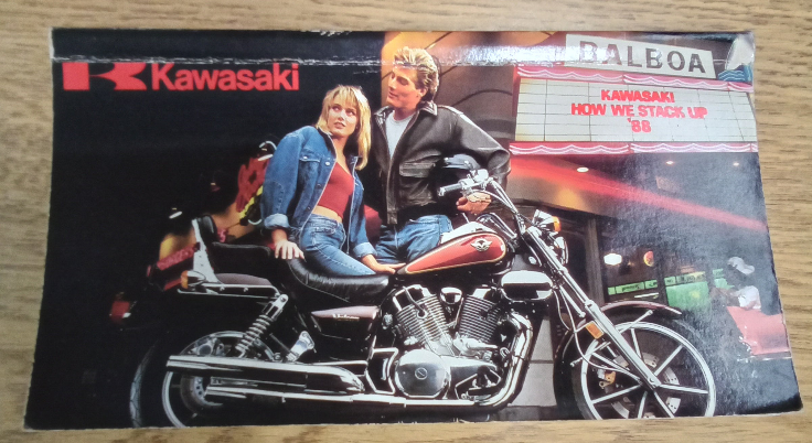 Kawasaki Sales Quick Reference Guide 1988