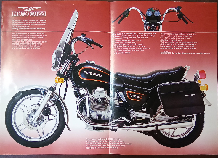 Moto Guzzi V65C Sales Brochure