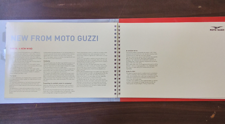 Moto Guzzi 2003 Press Packet