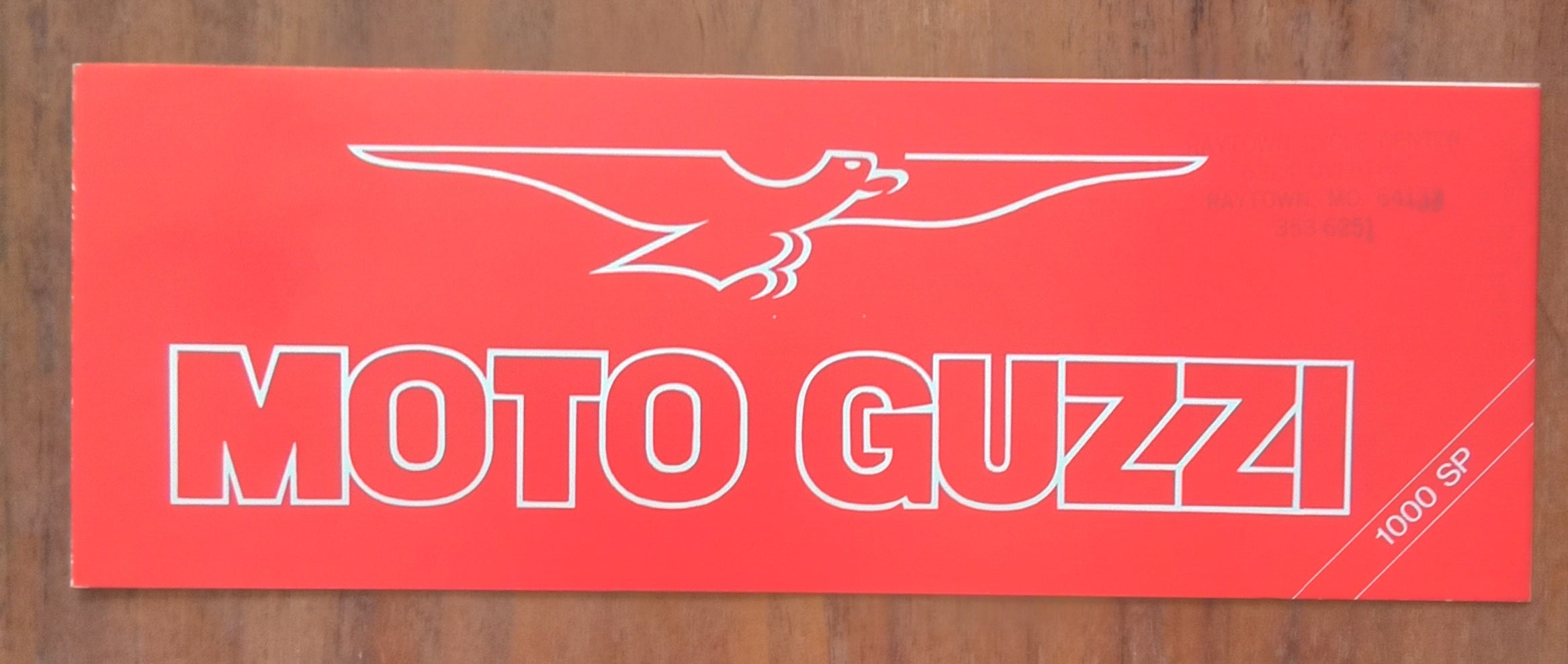 Moto Guzzi 1000SP Brochure Harper Moto