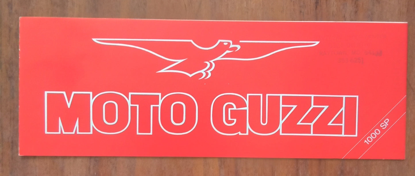 Moto Guzzi 1000SP Brochure