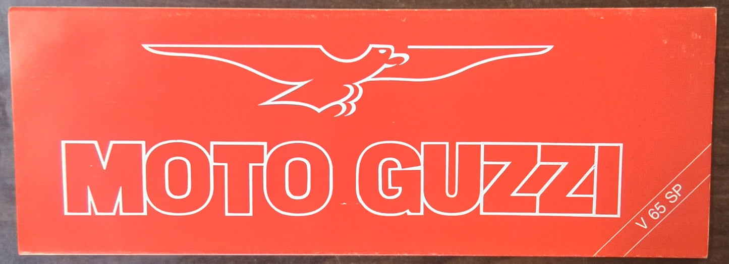 Moto Guzzi V65SP Brochure