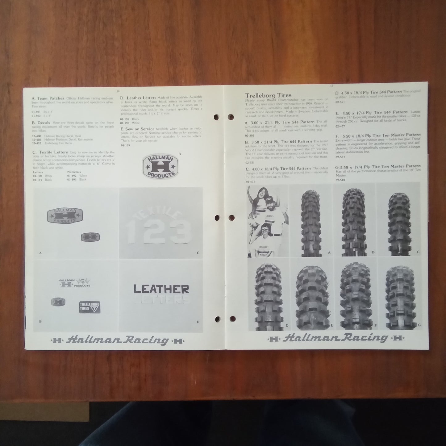 Hallman Racing Catalog