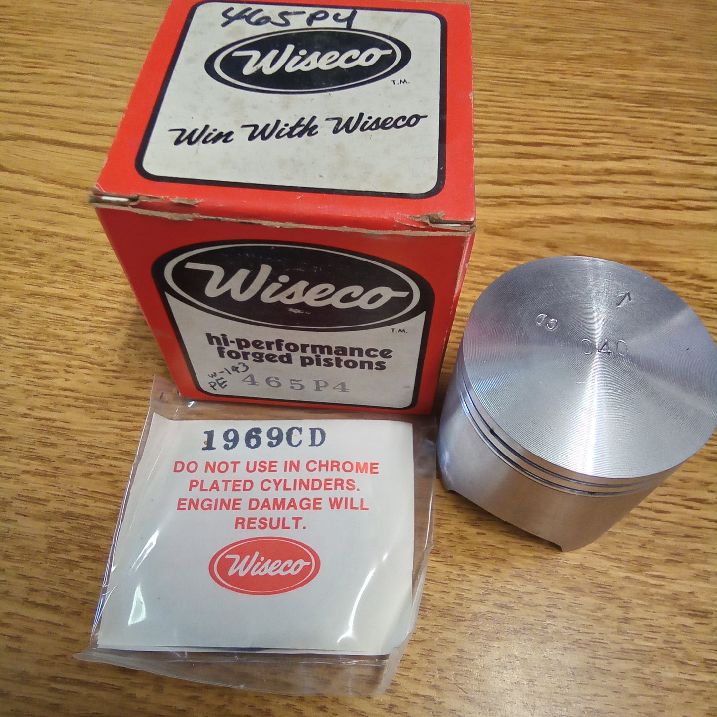 WISECO Piston 465P4 Yamaha 1981 YZ80
