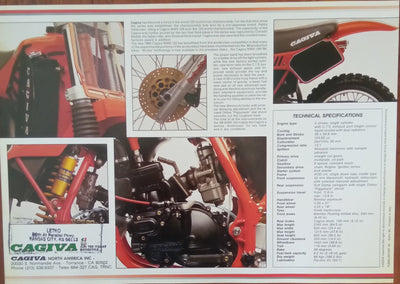 Cagiva Cross WMX 125 Sales Brochure