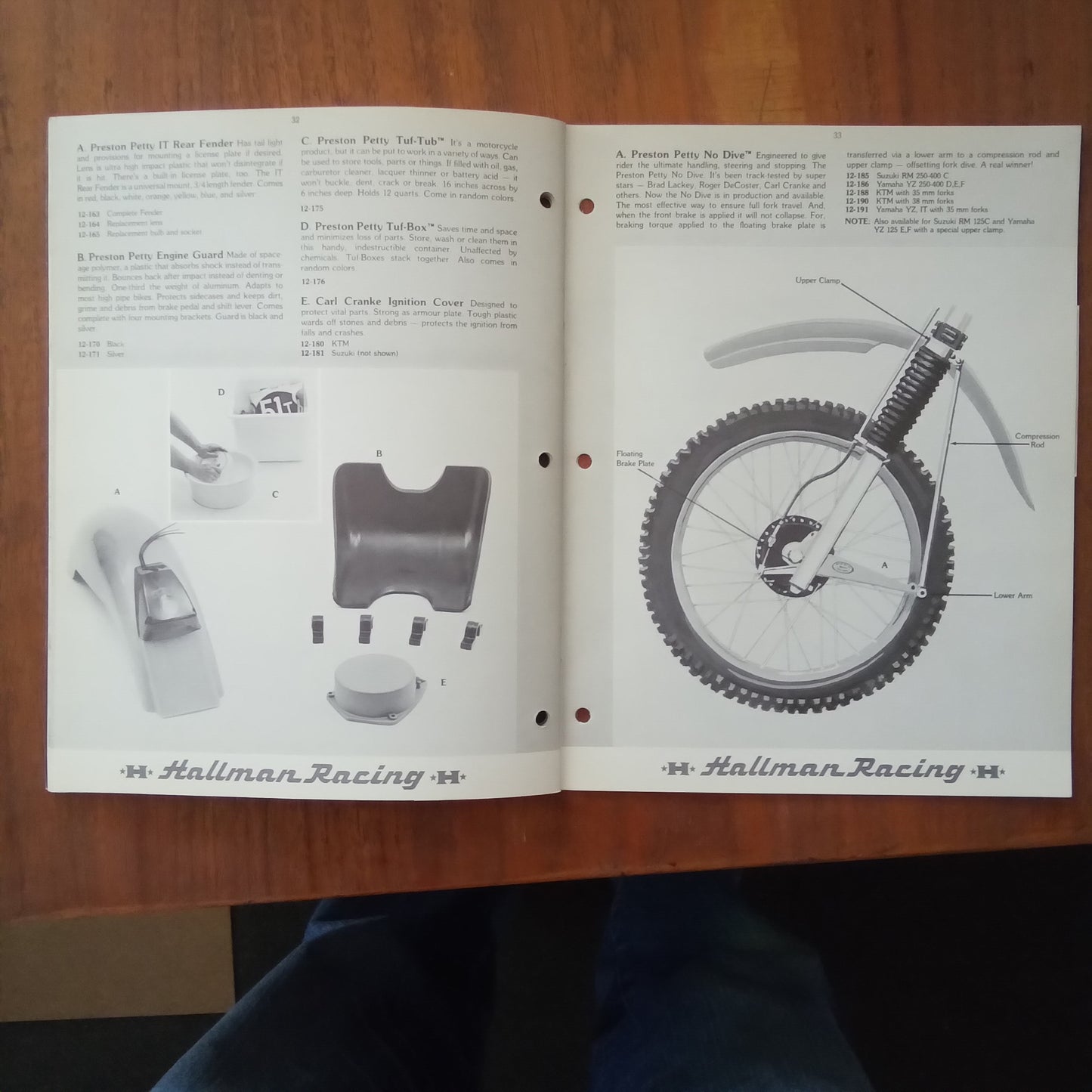 Hallman Racing Catalog