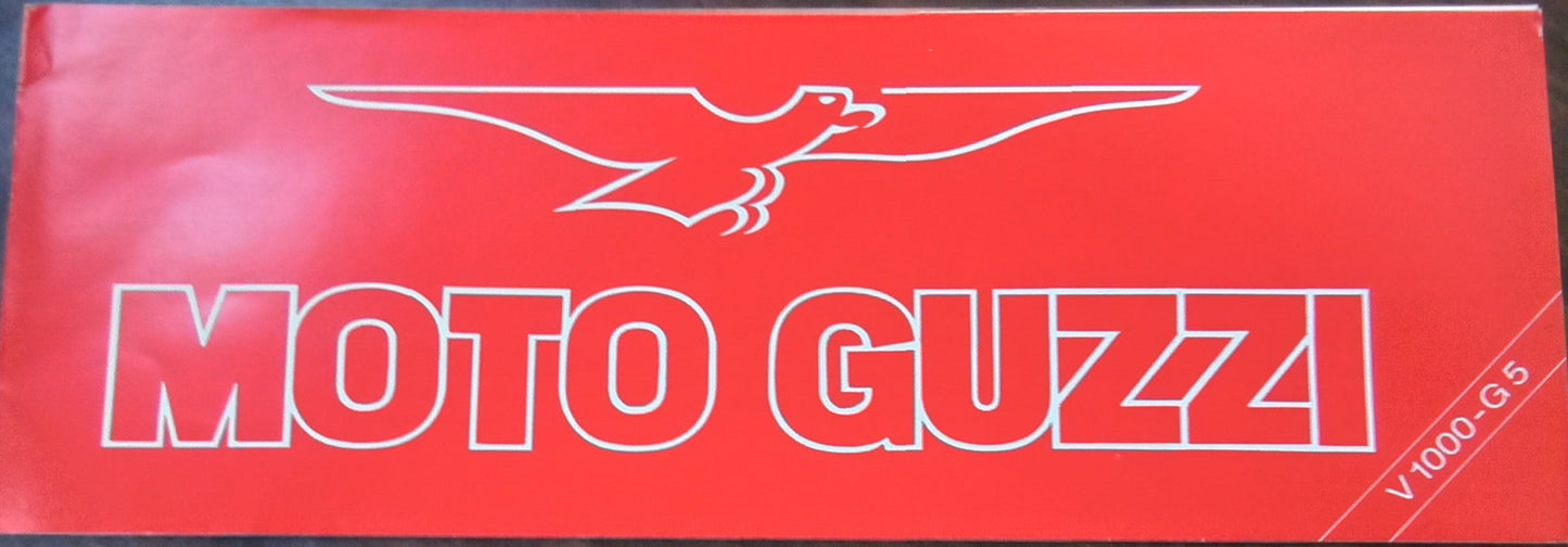 Moto Guzzi 1000 G5 Brochure