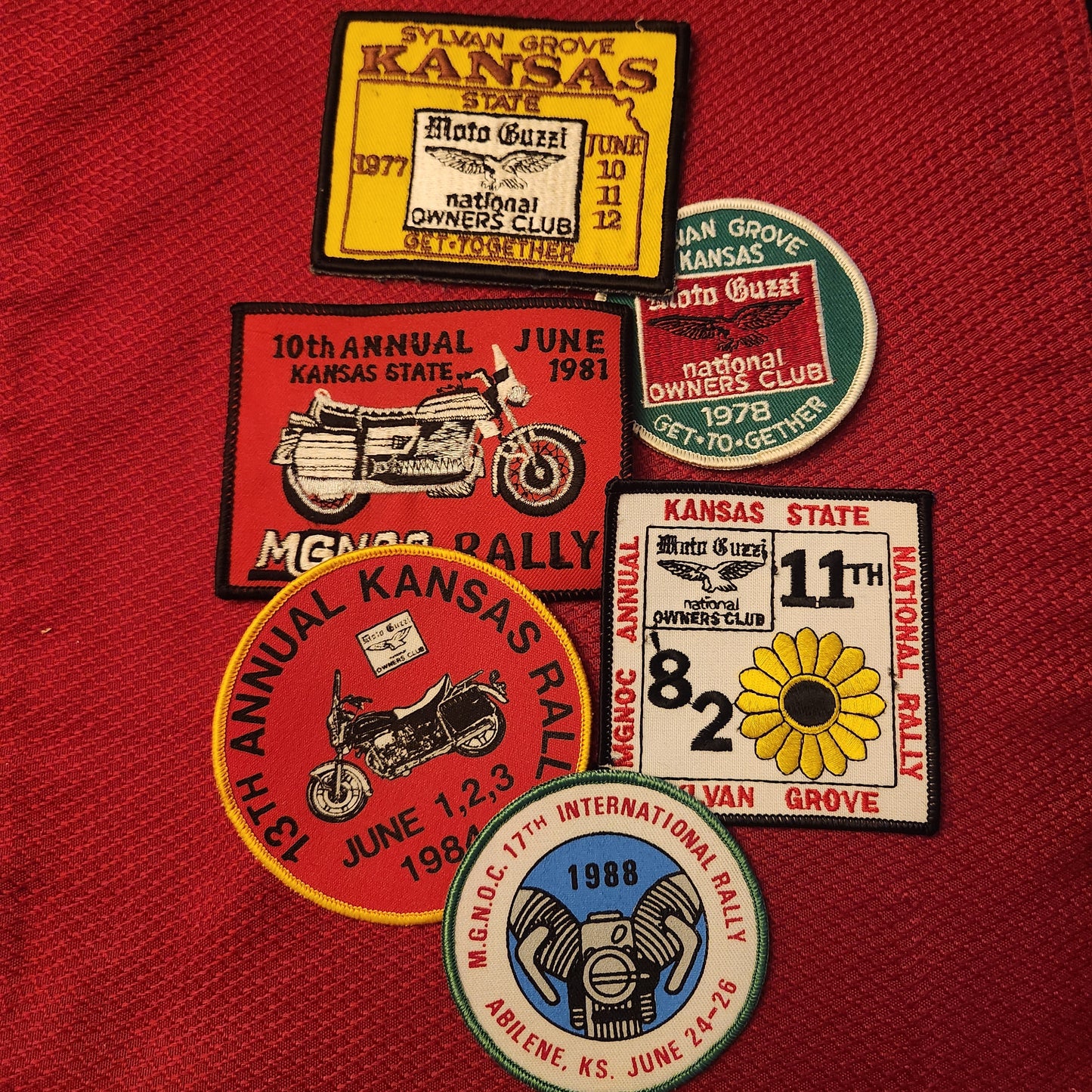 Kansas MGNOC Rally patches
