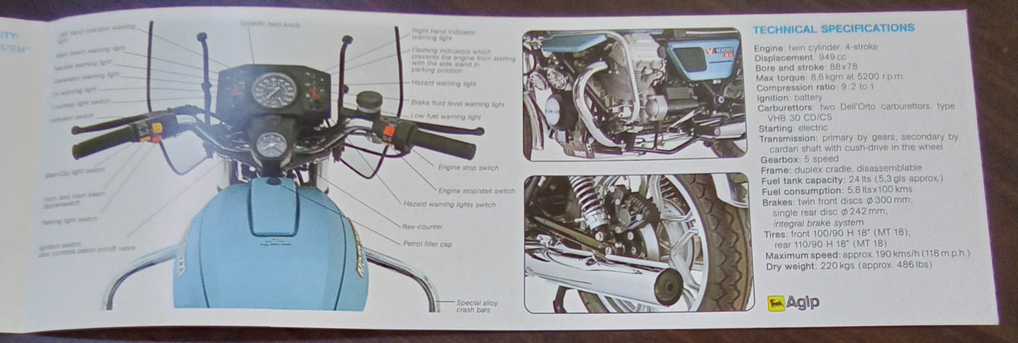 Moto Guzzi 1000 G5 Brochure