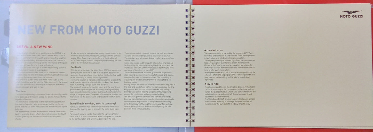 Moto Guzzi 2003 Press Packet
