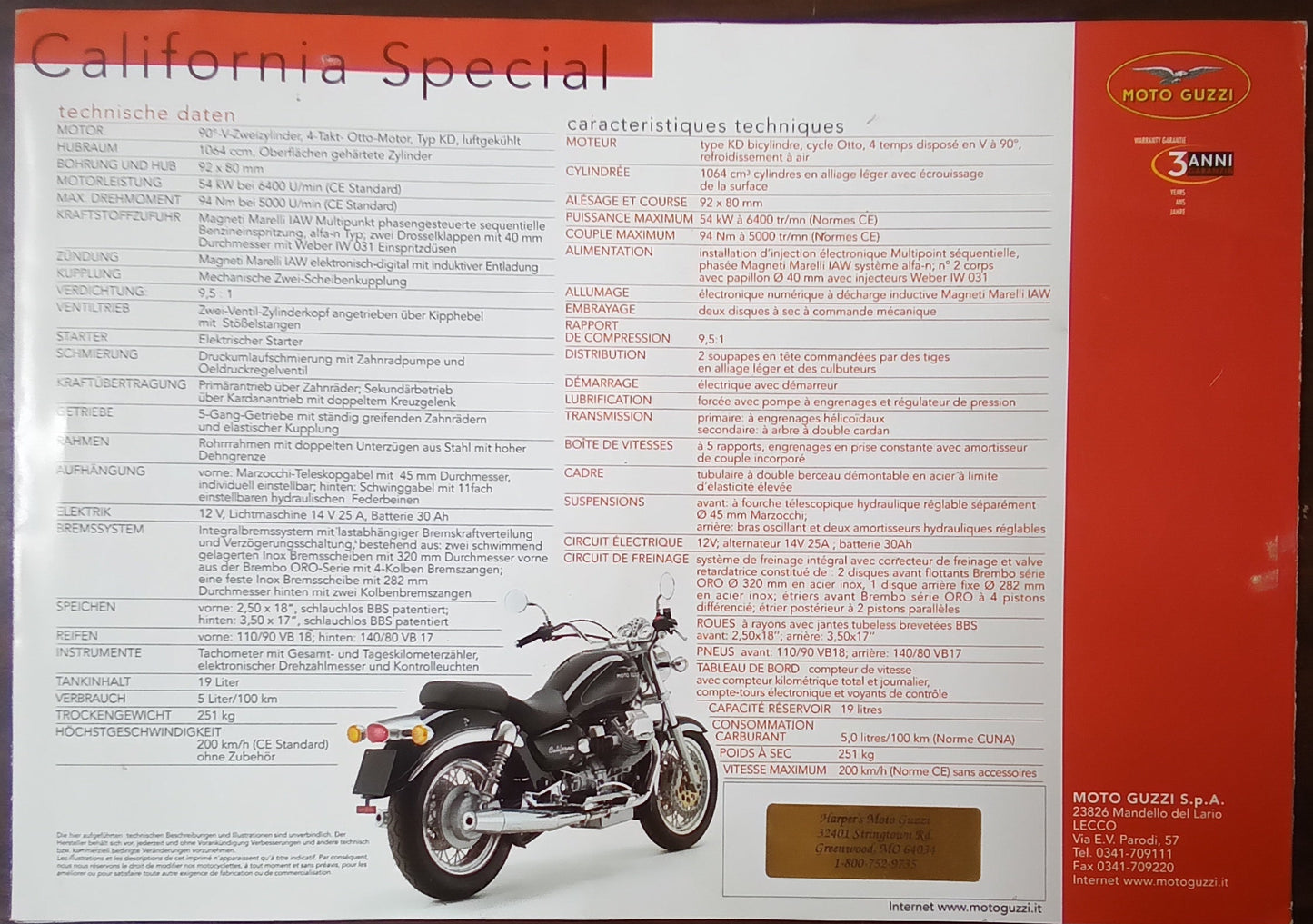 California Special Brochure