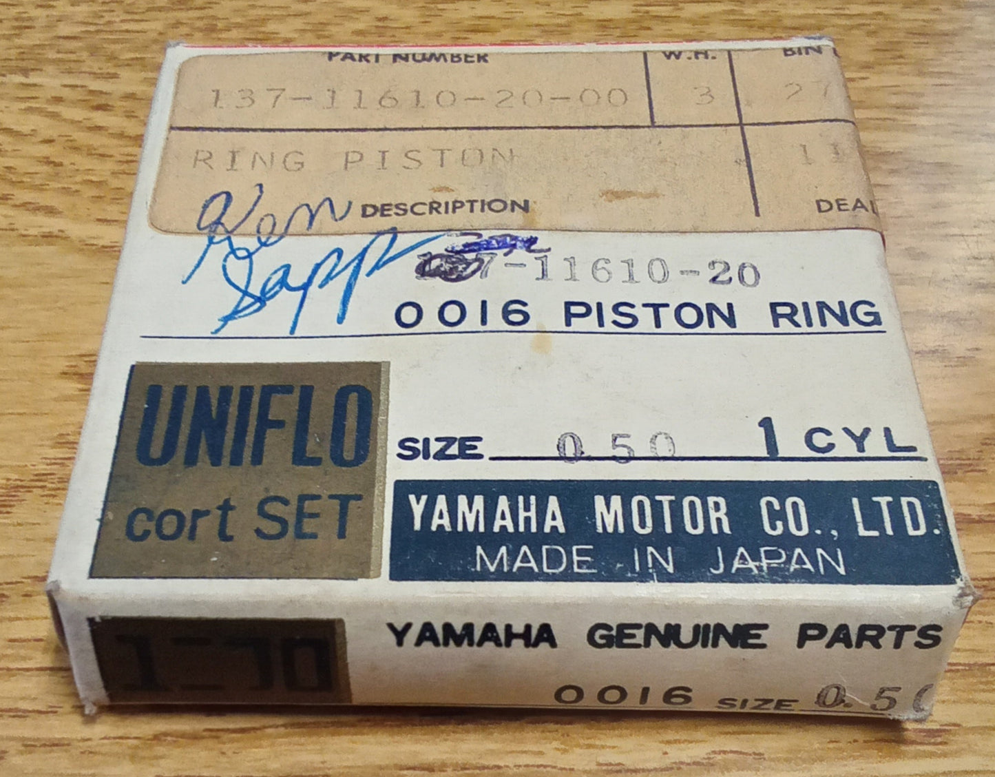 Yamaha Piston Ring Set 0.5 Oversize 137-11610-20