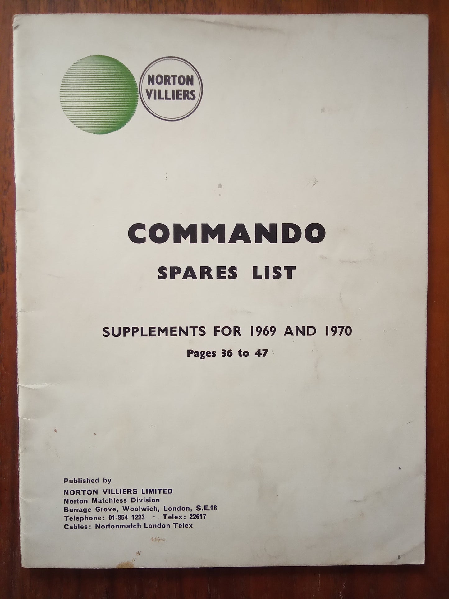 Norton / Triumph / BSA Dealer Information Manuals