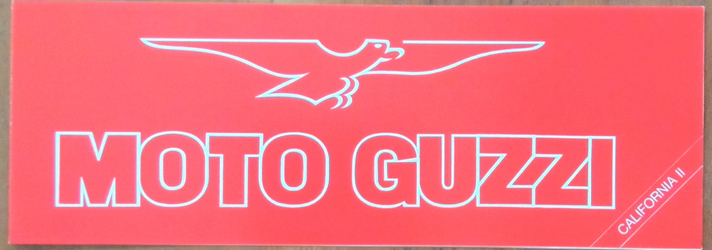 Moto Guzzi California II Brochure