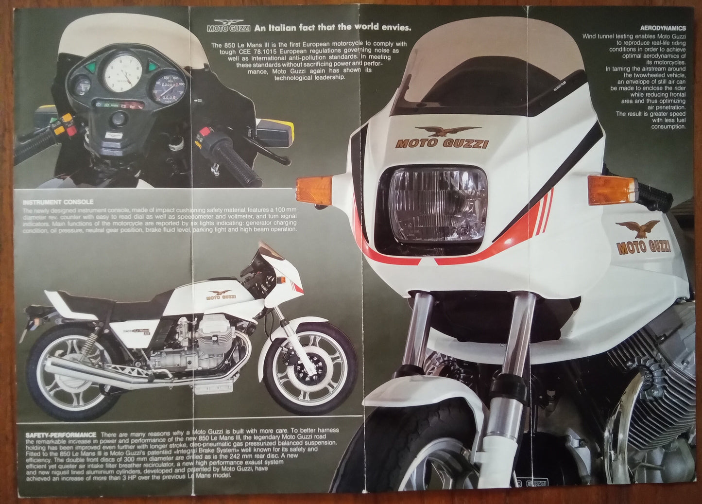 Moto Guzzi 850 Le Mans III Brochure