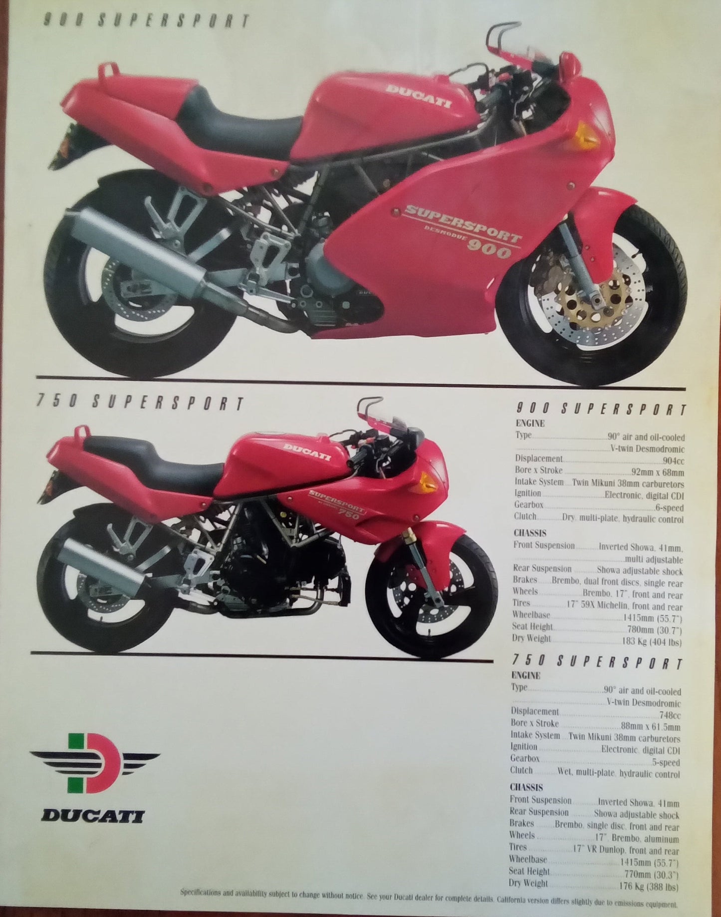 Ducati 750 / 900 Supersport