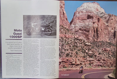 First Test Moto Guzzi 1000SP
