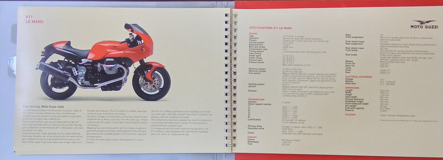 Moto Guzzi 2003 Press Packet