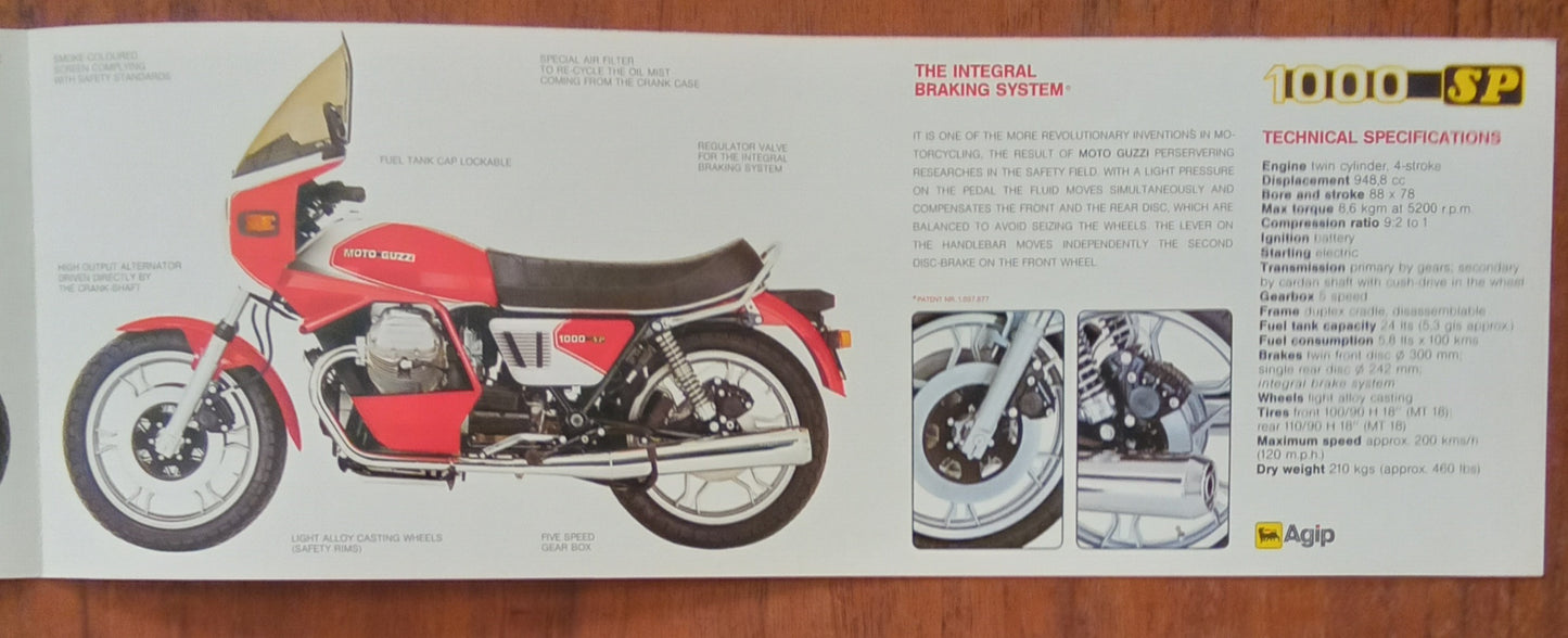 Moto Guzzi 1000SP Brochure