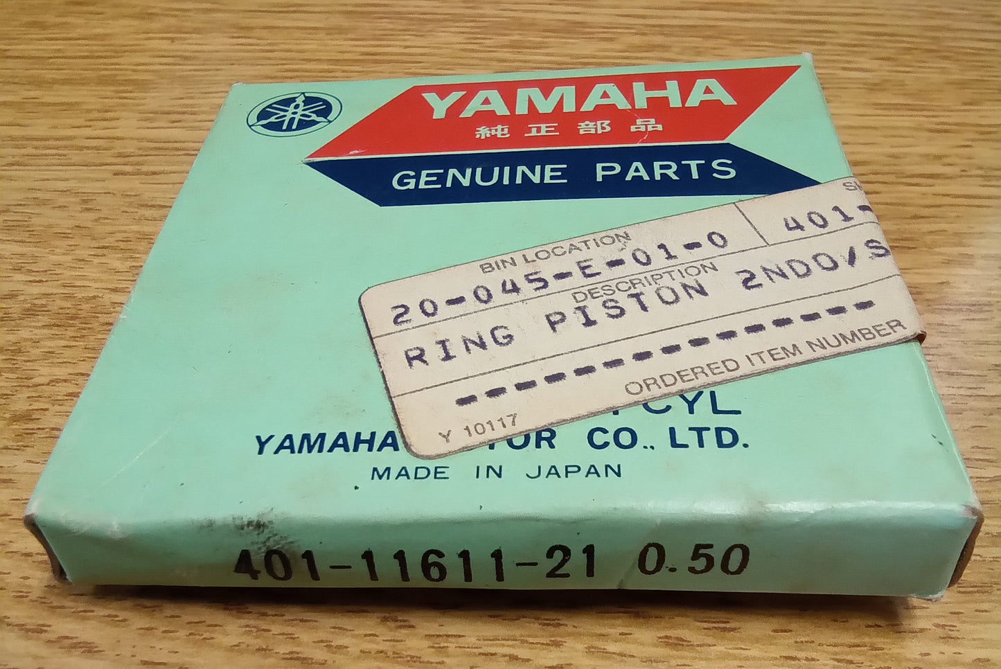 Yamaha Piston Ring Set 401-11611-21 Oversize 0.50