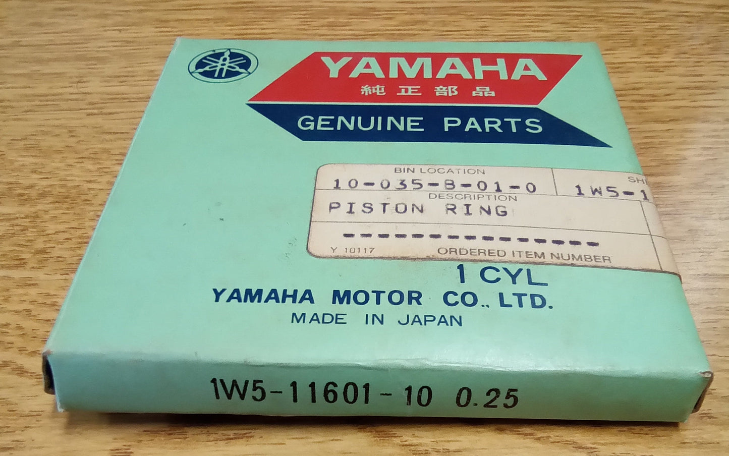 Yamaha Piston Ring Set 1W5-11601-10 Oversize 0.25