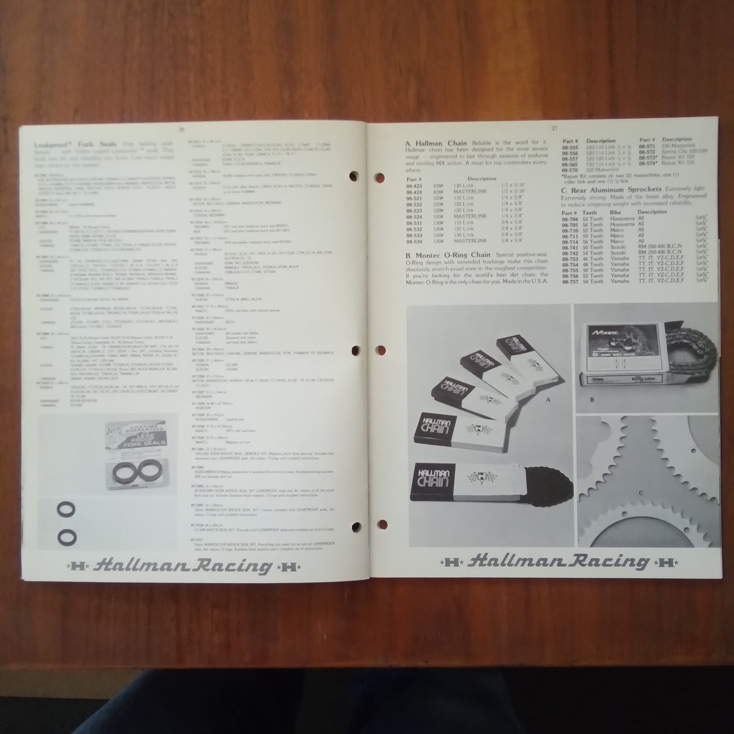 Hallman Racing Catalog