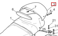 SEAT COVER (#01466460)