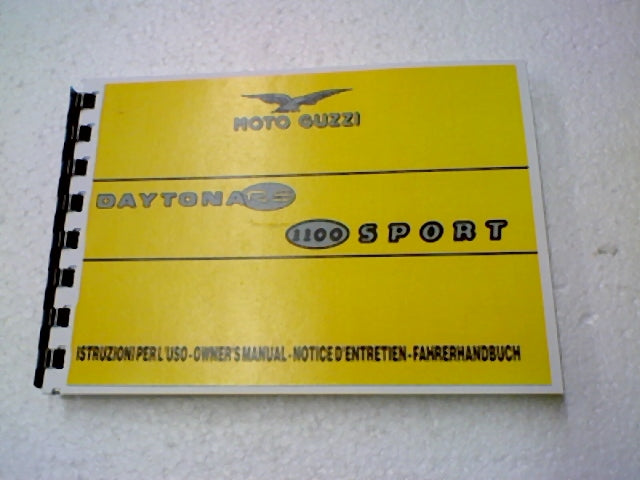 O MANL DAYTONA 1000, 1100 SPT MANUAL (#01900000)