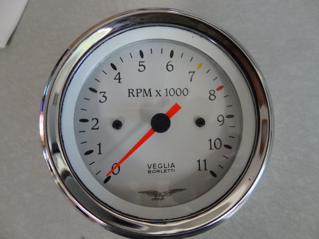 TACHOMETER WHITE FACE (#02767200)