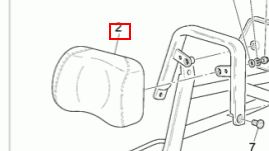 Seat cushion (#03468030)