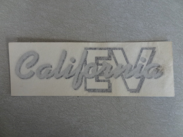 DECAL-CA EV (#03922001)