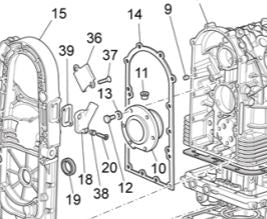 TIMING COVER GASKET- METAL CORE (#05001231)