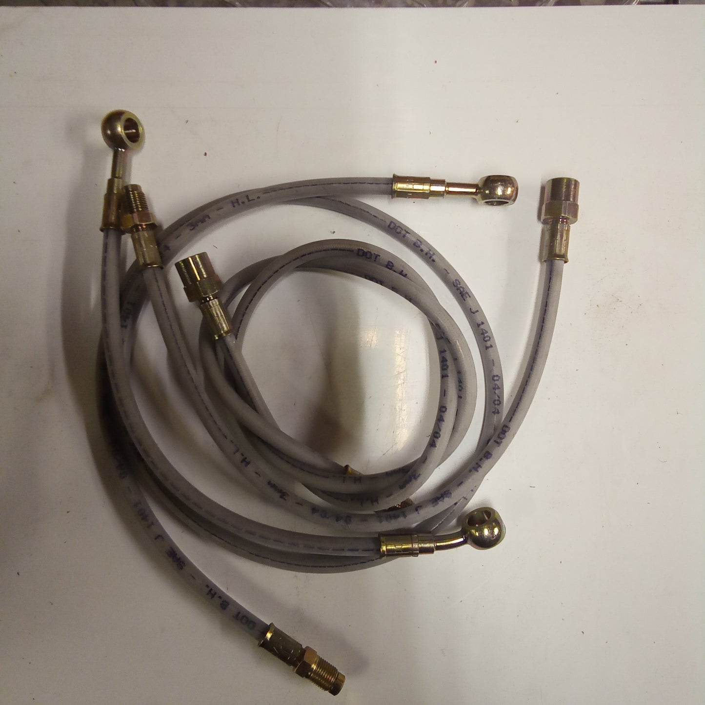 BREMBO STAINLESS BRAKE LINE KIT 1000GT 88/89 (#6GU05I4)
