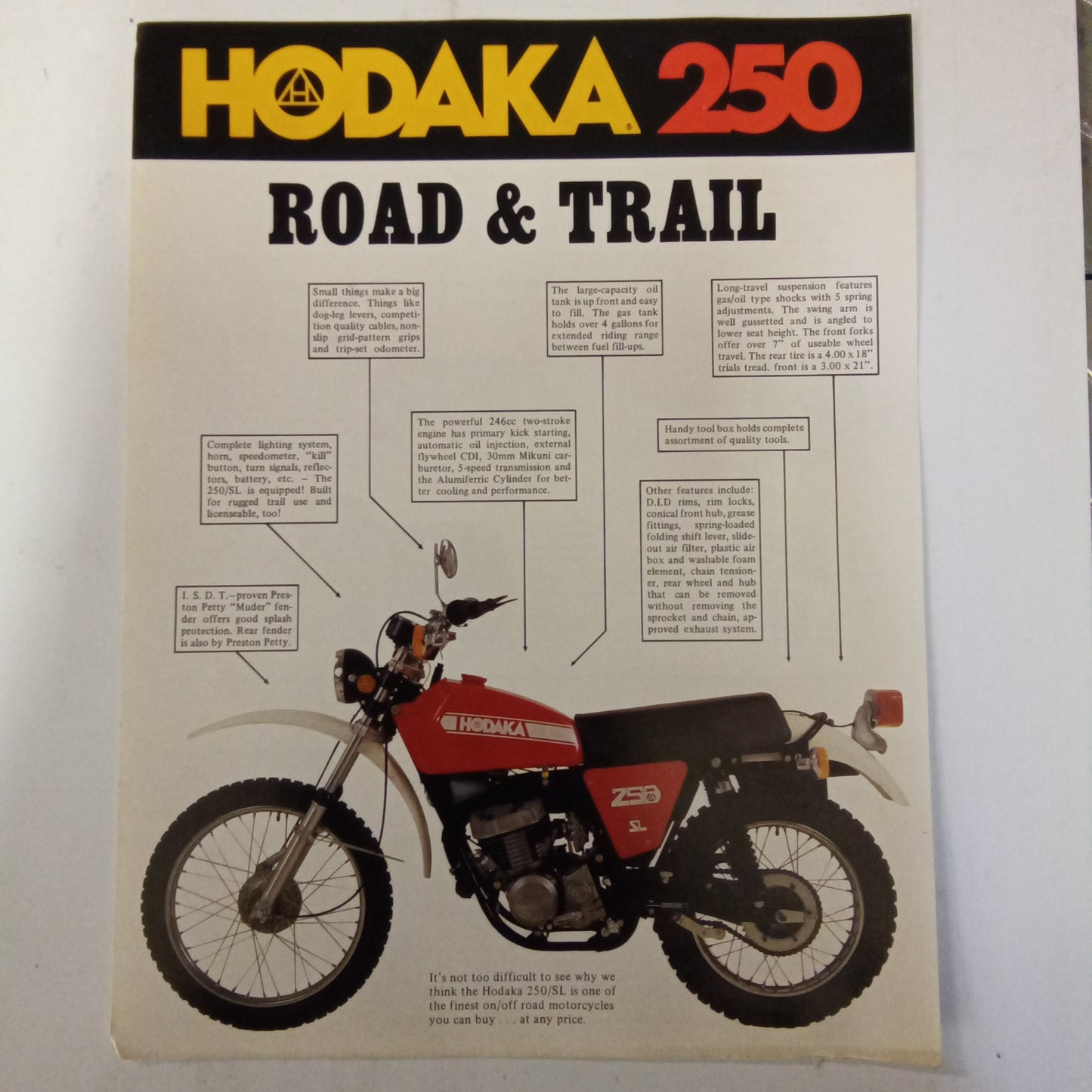Hodaka 250 S/L Red