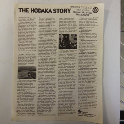 The Hodaka Story