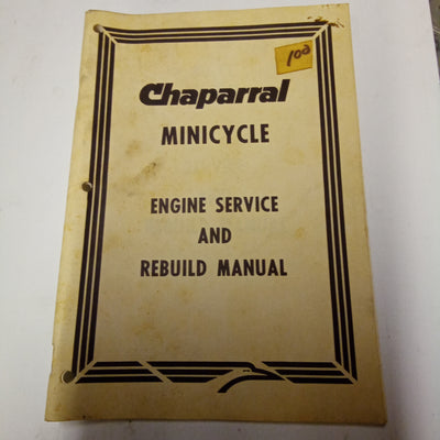 Chaparral Mini Cycle Manual