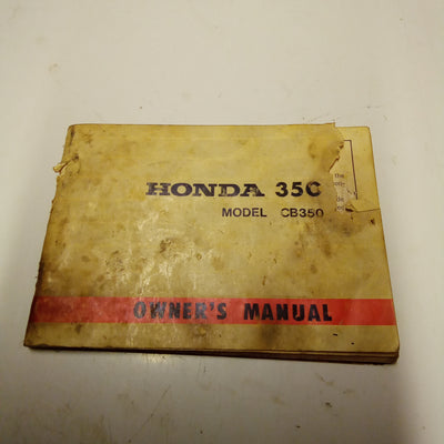 Honda CB350 Owners Manual