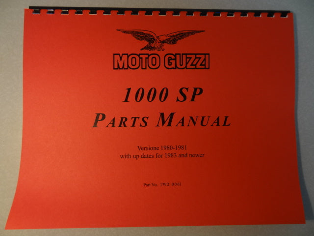 SP 1980-81 PARTS BOOK (17920061) (#17920061)