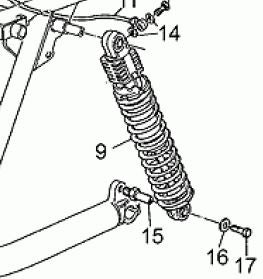 REAR SHOCK SET (#28999240)