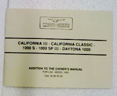 O MANL USA CAL III , 1000S, SP3 AND DAYTONA (#30900020)