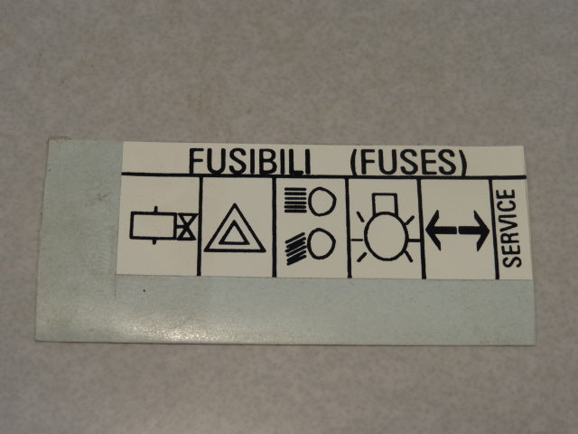 FUSE BOX DECAL (#37945005)