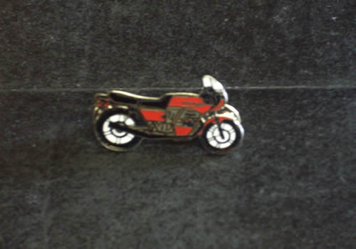 Red/Black Moto Guzzi Motorcycle PIn (#7442)