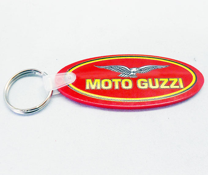 GUZZI KEY FOB RED VINYL (#781002)