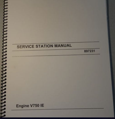 V750 IE ENGINE WORK SHOP MANUAL (897231) (#897231)